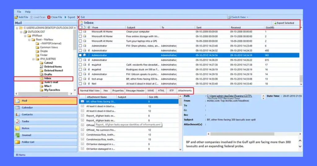 convert ost to pst  for outlook  2007/ 2010/ 2013/ 2016/2019/2021