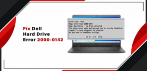 Fix Dell Hard Drive Error 2000-0142 [Solution]